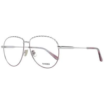 Sandro Brown Women Optical Frames In Silver