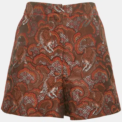 Sandro Brown/multicolor Jacquard Shorts