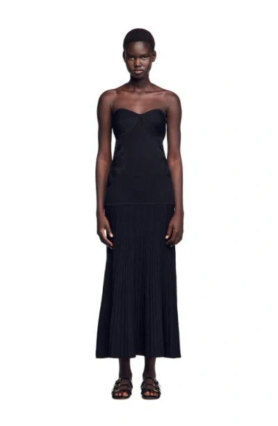 Sandro Pamela Bustier Knit Dress