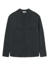 Sandro Button Cardigan In Gray
