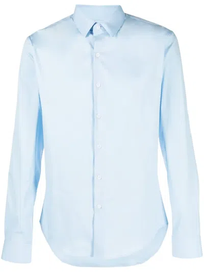 Sandro Long-sleeve Shirt In Blue