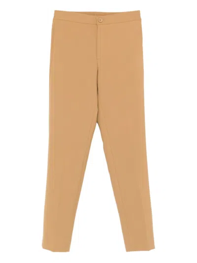 Sandro Button-fastening Trousers In Neutral
