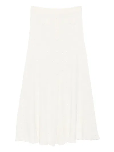 Sandro Button-front Flared Skirt