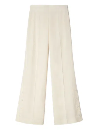 Sandro Button Palazzo Pants In Neutral