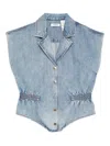 Sandro Button-up Shirt In Blue