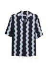 Sandro Buttoned Shirt In Blue