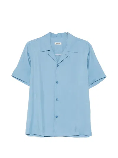 Sandro Buttoned Sky Blue Shirt