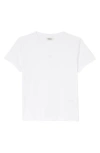 Sandro Camille Cotton T-shirt In White