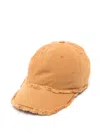 Sandro Canvas Cap In Brown
