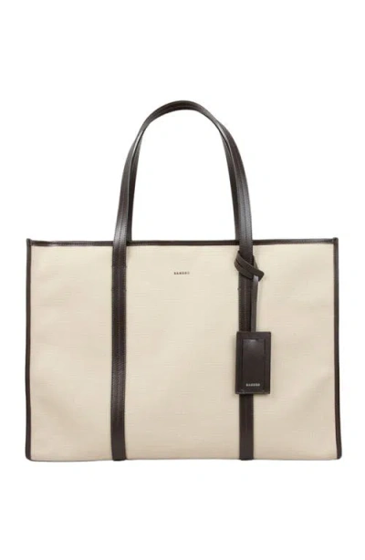 Sandro Canvas Shopping Bag
