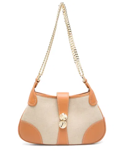 SANDRO CANVAS SHOULDER BAG