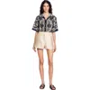 Sandro Cargo Shorts In Ecru