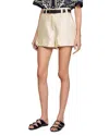 Sandro Cargo Shorts In Ecru