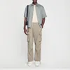 Sandro Cargo Trousers In Light Kaki
