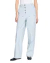 Sandro Carpenter Jeans In Light Blue In Light Blue