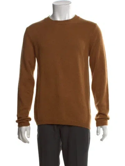 Pre-owned Sandro Cashmere Crew Neck Pullover In Neutrals