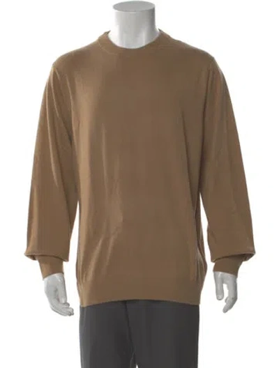 Pre-owned Sandro Cashmere Crew Neck Pullover W/ Tags In Neutral
