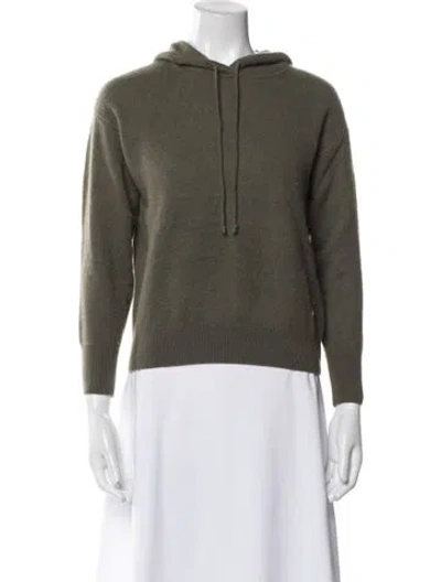 Pre-owned Sandro Cashmere Crew Neck Sweater In Green