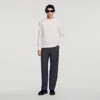 Sandro Cashmere Pullover Sweater In Neutral