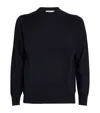 Sandro Cashmere Sweater In Blue