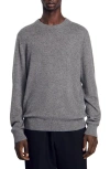 Sandro Cashmere Sweater In Grey