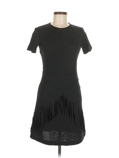 Pre-owned Sandro Casual Dress In Black