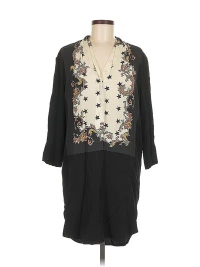 Pre-owned Sandro Casual Dress In Black