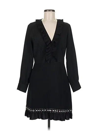 Pre-owned Sandro Casual Dress In Black