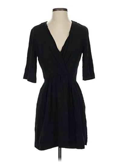 Pre-owned Sandro Casual Dress In Black