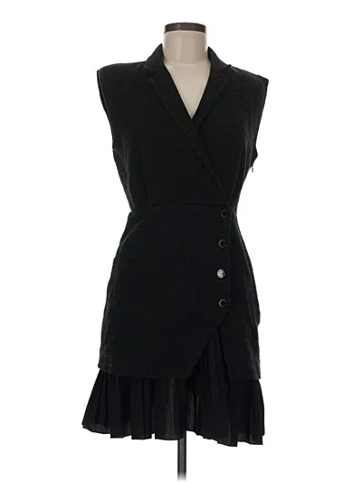 Pre-owned Sandro Casual Dress In Black