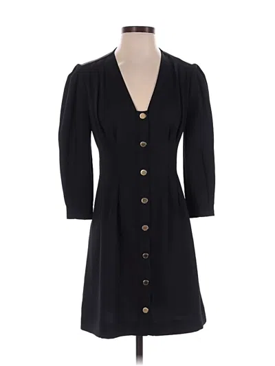 Pre-owned Sandro Casual Dress In Black