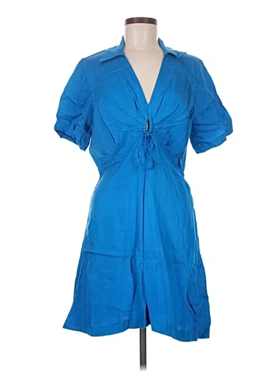 Pre-owned Sandro Casual Dress In Blue