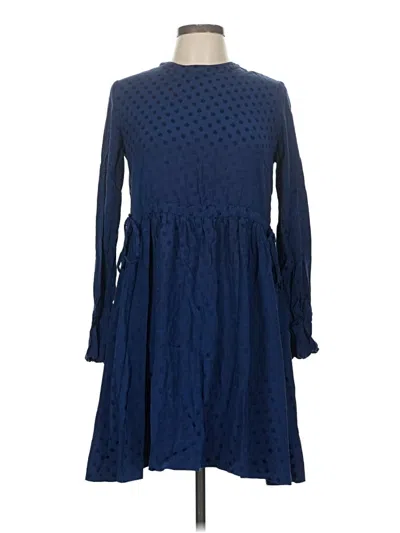 Pre-owned Sandro Casual Dress In Blue