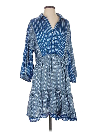 Pre-owned Sandro Casual Dress In Blue