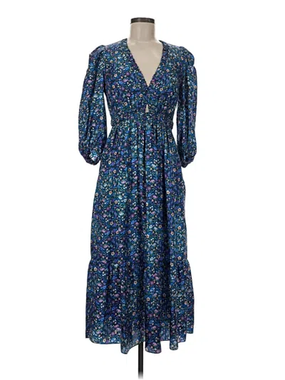 Pre-owned Sandro Casual Dress In Blue