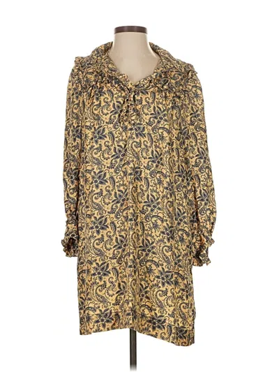 Pre-owned Sandro Casual Dress In Gold