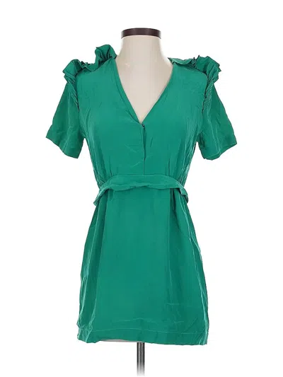 Pre-owned Sandro Casual Dress In Green