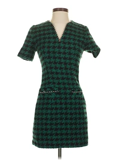 Pre-owned Sandro Casual Dress In Green