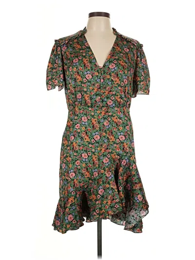 Pre-owned Sandro Casual Dress In Green