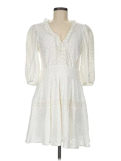 Pre-owned Sandro Casual Dress In Ivory