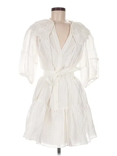 Pre-owned Sandro Casual Dress In Ivory