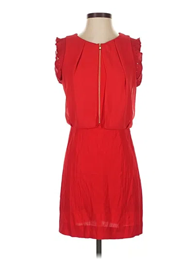 Pre-owned Sandro Casual Dress In Red