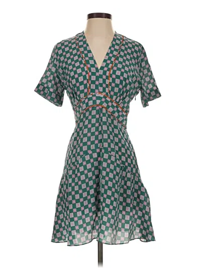 Pre-owned Sandro Casual Dress In Teal