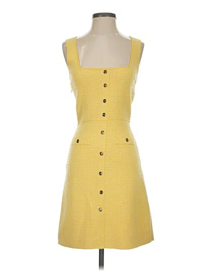 Pre-owned Sandro Casual Dress In Yellow