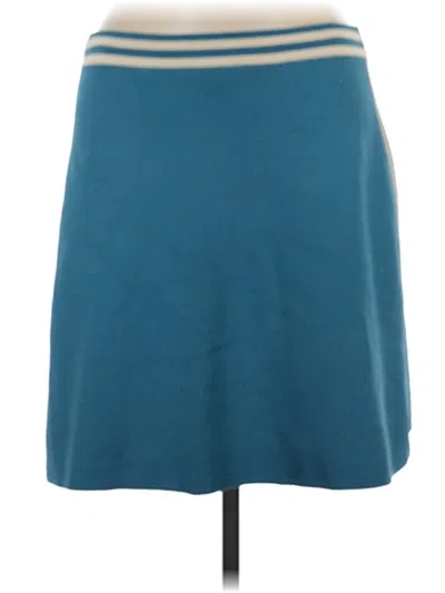 Pre-owned Sandro Casual Skirt In Blue