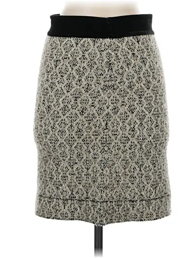 Sandro Jazz Velvet-trimmed Metallic Jacquard Mini Wrap Skirt In Off-white
