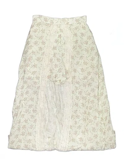 Pre-owned Sandro Casual Skirt In Ivory