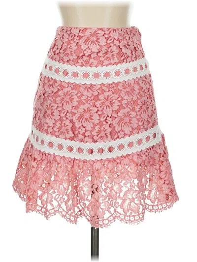Pre-owned Sandro Casual Skirt In Pink