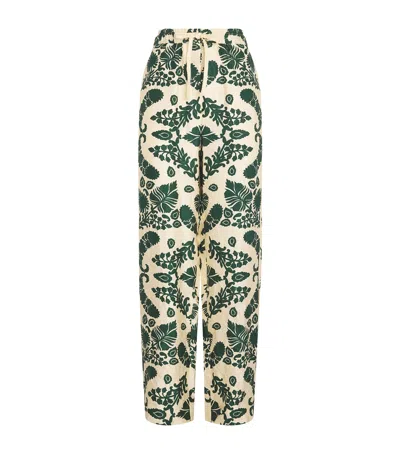 Sandro Cavalaire Trousers In Beige