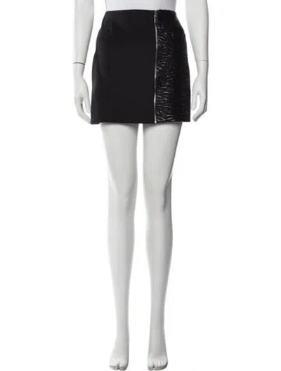 Pre-owned Sandro Chain-link Accents Mini Skirt In Multi